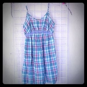 Mothorhood Maternity Strappy Plaid Tank Size L